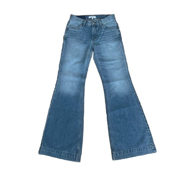 RE/DONE Bell Bottom Jeans Blue 148-03W70LRBL Women’s Size 23 Anthropologie - Picture 1 of 16